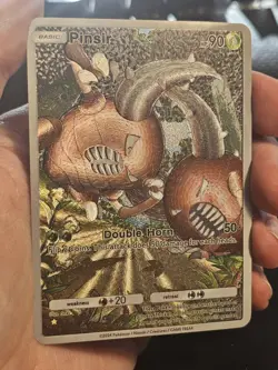 Pinsir A1 229/226 Pokemon TCG Pocket Genetic Apex Custom Textured Fanart Card - Image 2