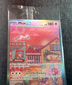 Pokemon TCG Mew EX SVP Blackstar 151 Promo Card 053 SEALED: See Description - Image 4