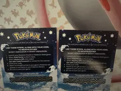 Shiny Koraidon & Miraidon Pokemon Scarlet Violet Code Card - Gamestop x2 - Image 2