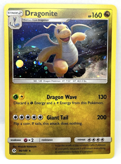 Dragonite - 96/149 Pokemon TCG Sun & Moon 2017 Cosmos Holo Rare Pokemon Card - Image 1