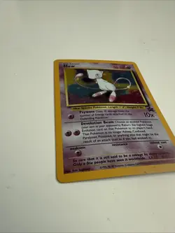 Pokemon Card Mew Holographic Black Star Promo #9 Card WOTC 1999-2000 - Image 3