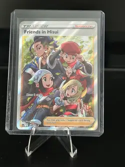 Pokemon TCG Crown Zenith Friends in Hisui Full Art Holo Ultra Rare Card 148/159 - Image 1