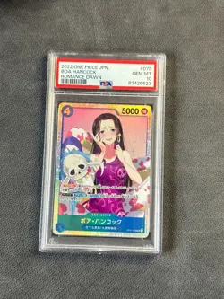 Boa Hancock - 2022 One Piece Card Game JPN. TCG Romance Dawn OP01-078 SR PSA 10 - Image 1