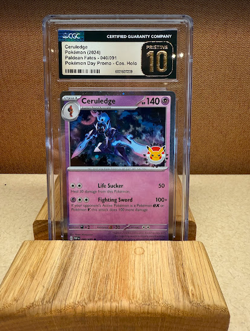 CGC 10 PRISTINE Ceruledge 040/091 Cosmos Holo Pokemon Day Promo 2024 Card - Image 1