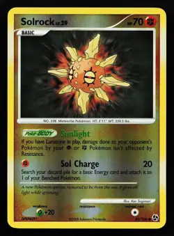 Solrock 85/106 Reverse Holo Great Encounters Pokemon Card - Image 1