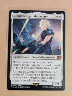 Cloud, Midgar Mercenary 0010 - NM Magic: The Gathering - Final Fantasy - Image 1