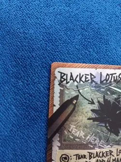 Blacker Lotus Rainbow Foil Secret Lair Drop Foil Deadpool Scott Okumura MTG - Image 3