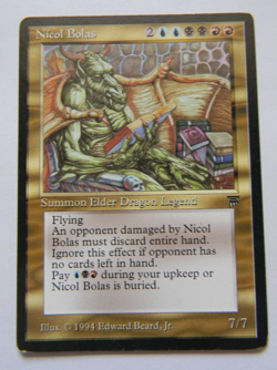 NICOL BOLAS : LEGENDS : MTG : 1994 : VERY GOOD/EXCELLENT : SEE PHOTO'S - Image 1
