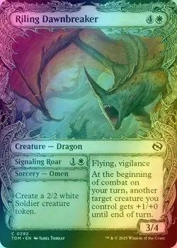 Riling Dawnbreaker (Showcase) Tarkir: Dragonstorm Foil - Image 1