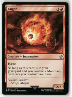 Anger 289 NM MTG FINAL FANTASY Commander Magic - Image 1