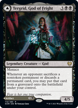 TERGRID, GOD OF FRIGHT x1 mtg NM-M Kaldheim 1 Rare - Image 1