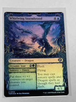 Whirlwing Stormbrood Showcase Tarkir: Dragonstorm Foil #322 - Image 1
