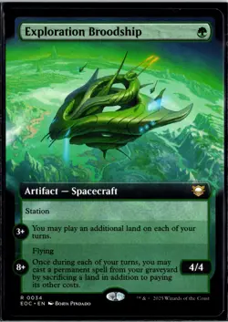 Exploration Broodship (Extended Art) Commander: Edge of Eternities #34 - Image 1