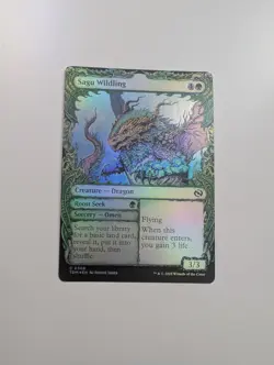 MTG - Sagu Wildling (Showcase Foil) - Tarkir Dragonstorm NM/M Condition - Image 1