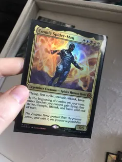 Mtg Magic Cosmic Spider Man Mythic Foil M 0127 Near Mint - Image 1