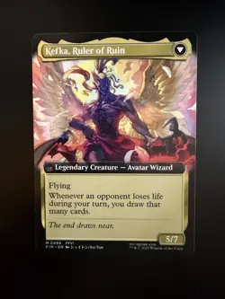 MTG Final Fantasy English Kefka, Court Mage Extended Art 0496 Non-Foil - Image 2