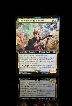The Wandering Minstrel #515 FIN R (Extended Art) (Non-Foil) MTG Final Fantasy - Image 1