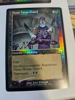 MTG - Dimir house Guard FOIL Retro Frame - Ravnica Remastered - Image 1
