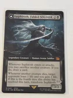 Sephiroth, Fabled SOLDIER // Sephiroth, One-Winged Angel Extended Art fin 451 - Image 1