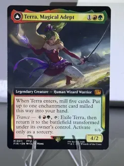 MTG: Final Fantasy Terra, Magical Adept Extended Art Non-foil Mythic 0511 - Image 1