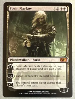 MTG / Sorin Markov / M12 / #109 / Regular / Mythic / NM - Image 1