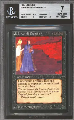 Magic MTG Legends Underworld Dreams BGS 7 (6.5, 9, 9, 8.5) NEAR MINT NM - Image 1