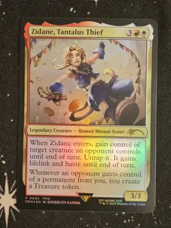 Foil - Zidane, Tantalus Thief 0005, Final Fantasy, FIN MTG TCG - Image 1