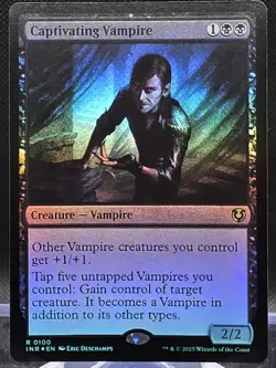 Captivating Vampire #100 Innistrad Remastered Foil Rare - Image 1