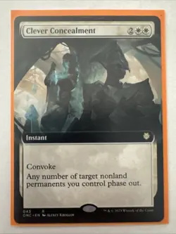 Clever Concealment (Extended Art) Commander: Phyrexia: All Will Be One Regular - Image 1