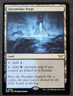 MTG Duskmourn: House Of Horror Gloomlake Verge Regular Rare NM/M Pack Fresh - Image 1