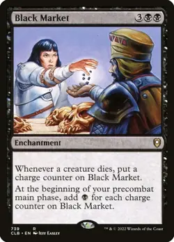 MTG Black Market (739/1080) Commander Legends Battle for Baldur's Gate NM - Image 1