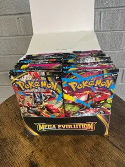 Pokemon Mega Evolution Booster Box - Opened Packs - Image 1