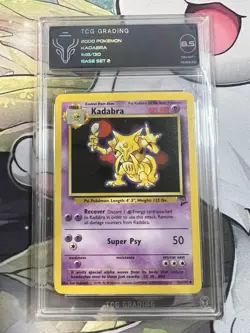 2000 Pokemon Kadabra 46/130 Base Set 2 TCG 8.5 - Image 1