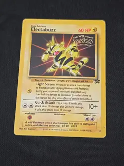 Electabuzz (Movie Promo) 02/53 Wotc Promo Regular Pokemon TCG Moderate Play - Image 1