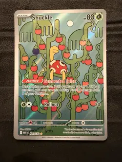 💥SHUCKLE Illustration Rare Holo #136/132 Pokemon Mega Evolution English💥 - Image 1