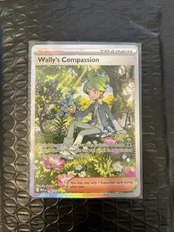 Wally's Compassion 186/132 Pokemon Mega Evolution NM - Image 1