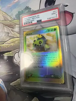 Pokemon TCG Cacnea 57/100 EX Sandstorm 2003 Reverse Holo PSA 9 - Image 3