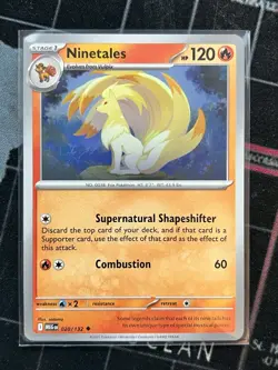 Vulpix 019/132 Common & Ninetales 020/132 Common Mega Evolution Pokemon TCG - Image 1