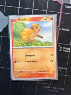 Vulpix 019/132 Common & Ninetales 020/132 Common Mega Evolution Pokemon TCG - Image 3