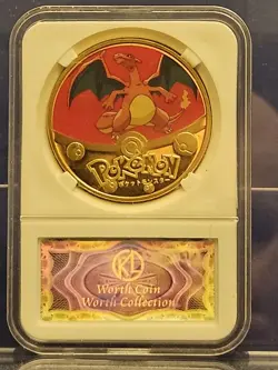 RARE Pokemon Collector Coin Set - Worth Coin Collection Charizard, Mewtwo, Eevee - Image 2