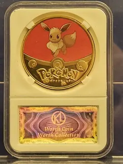 RARE Pokemon Collector Coin Set - Worth Coin Collection Charizard, Mewtwo, Eevee - Image 4