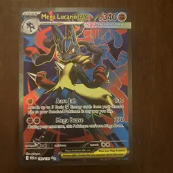 Pokemon TCG Mega Lucario EX 160/132 Ultra Rare Holo NM Mega Evolutions Full Art - Image 1