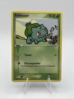 Bulbasaur 45/100 Crystal Guardians Pokemon Y2 TCG 2006 Vintage Nintendo LP+ - Image 1