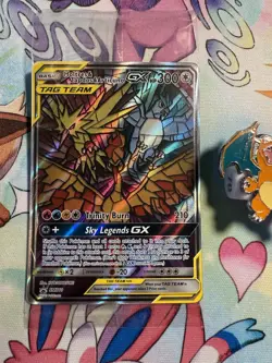 1 X POKEMON - Moltres & Zapdos & Articuno GX - SM210 - SEALED - HIDDEN FATES!! - Image 2