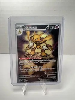 NEW Alakazam 009 Mega Evolution Pokemon Center Stamped Promo NM - Image 1