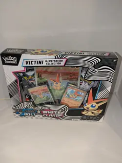 Pokemon TCG Black Bolt & White Flare Unova Victini Illustration Collection Box - Image 1