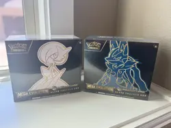 POKEMON CENTER Mega Evolution Gardevoir & Lucario ETB Set of 2 IN HAND - Image 1