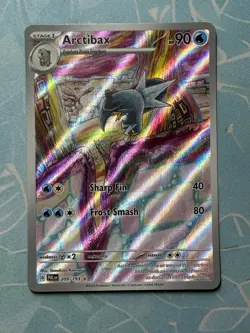 TCG Pokemon English IR Arctibax 209/193 Sv02: Paldea Evolved Holo - Image 1