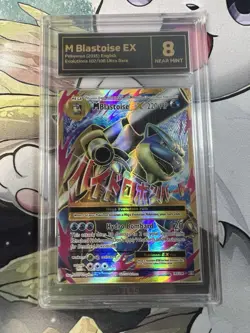 M Blastoise EX Pokemon TCG 2016 Evolutions 102/108 Ultra Rare TCG 8 Near Mint - Image 1