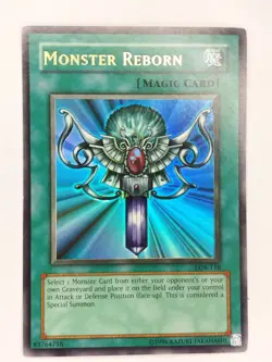 Yu-Gi-Oh! TCG Monster Reborn LOB-118 LP Ultra Rare - Image 1